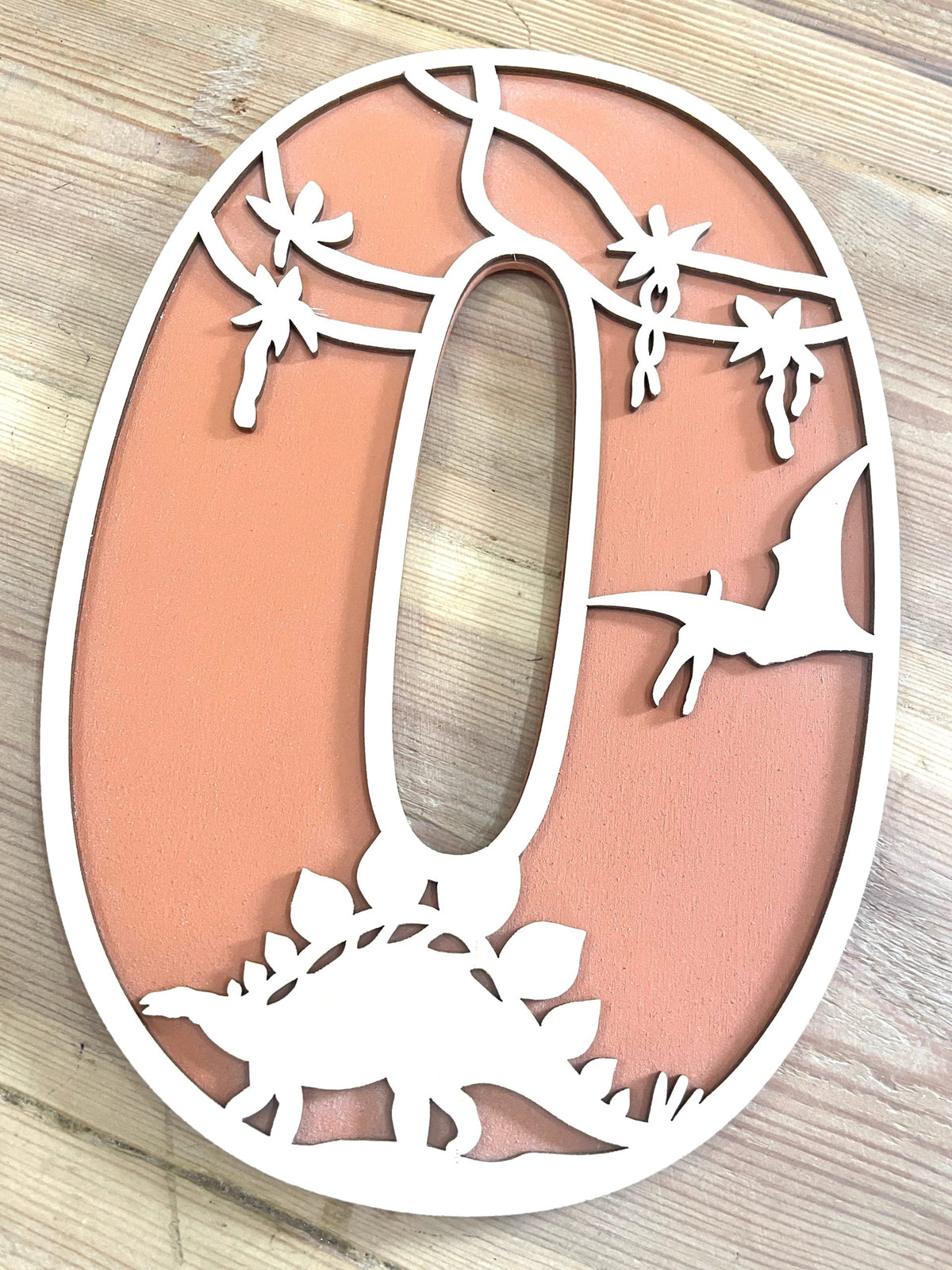Personalised Dinosaur Wooden Wall Letters – Nursery & Bedroom Decor