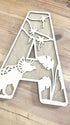 Personalised Dinosaur Wooden Wall Letters – Nursery & Bedroom Decor