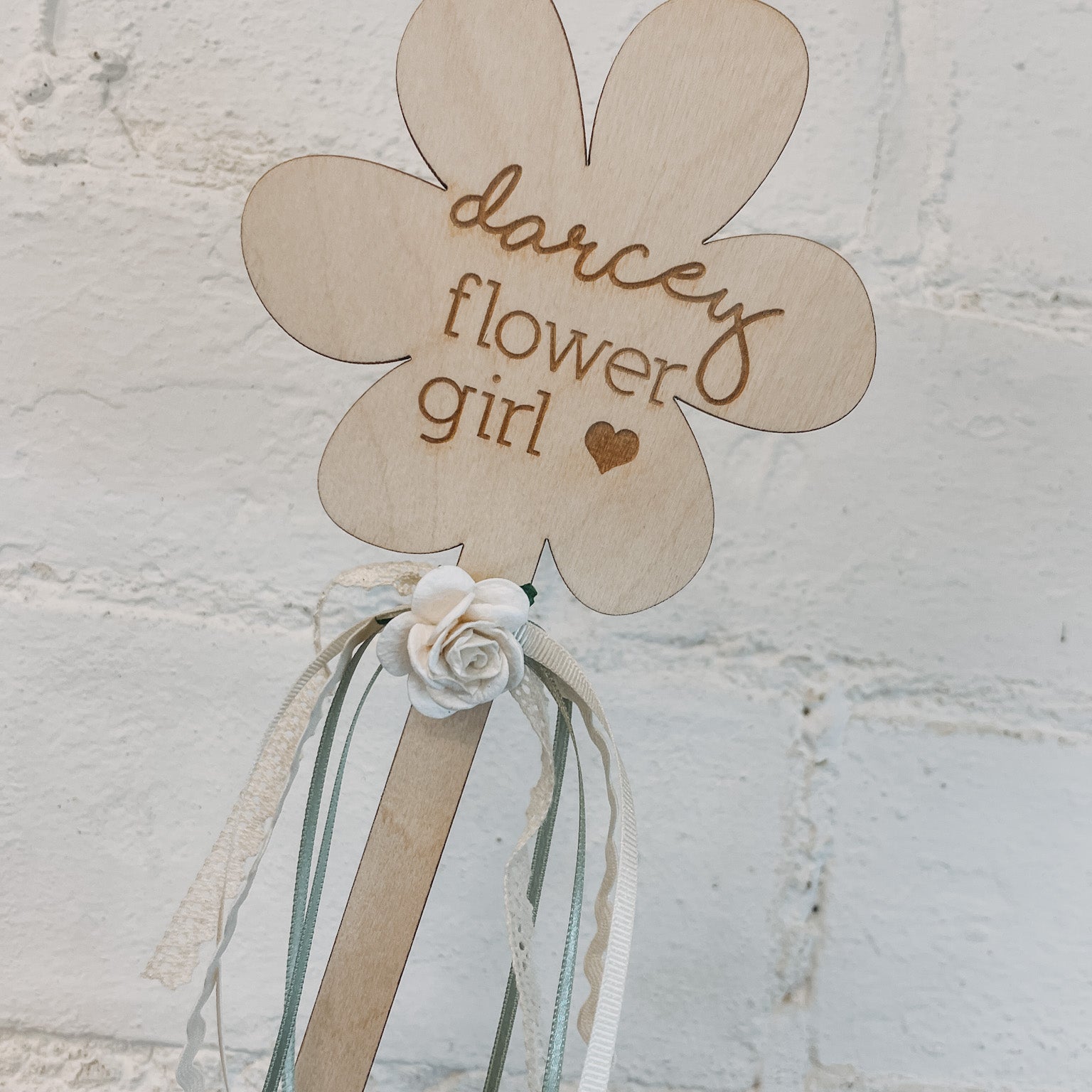Personalised Flower shape Wands