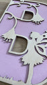 Personalised Fairy Wooden Wall Letters – Nursery & Bedroom Decor