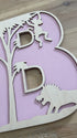 Personalised Safari Wooden Wall Letters – Nursery & Bedroom Decor