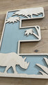 Personalised Safari Wooden Wall Letters – Nursery & Bedroom Decor