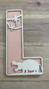 Personalised Safari Wooden Wall Letters – Nursery & Bedroom Decor