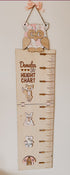 Personalised Nursery / Woodland Themed Height Chart