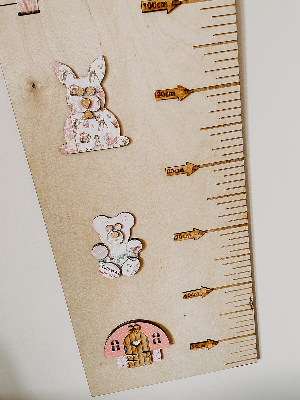 Personalised Nursery / Woodland Themed Height Chart