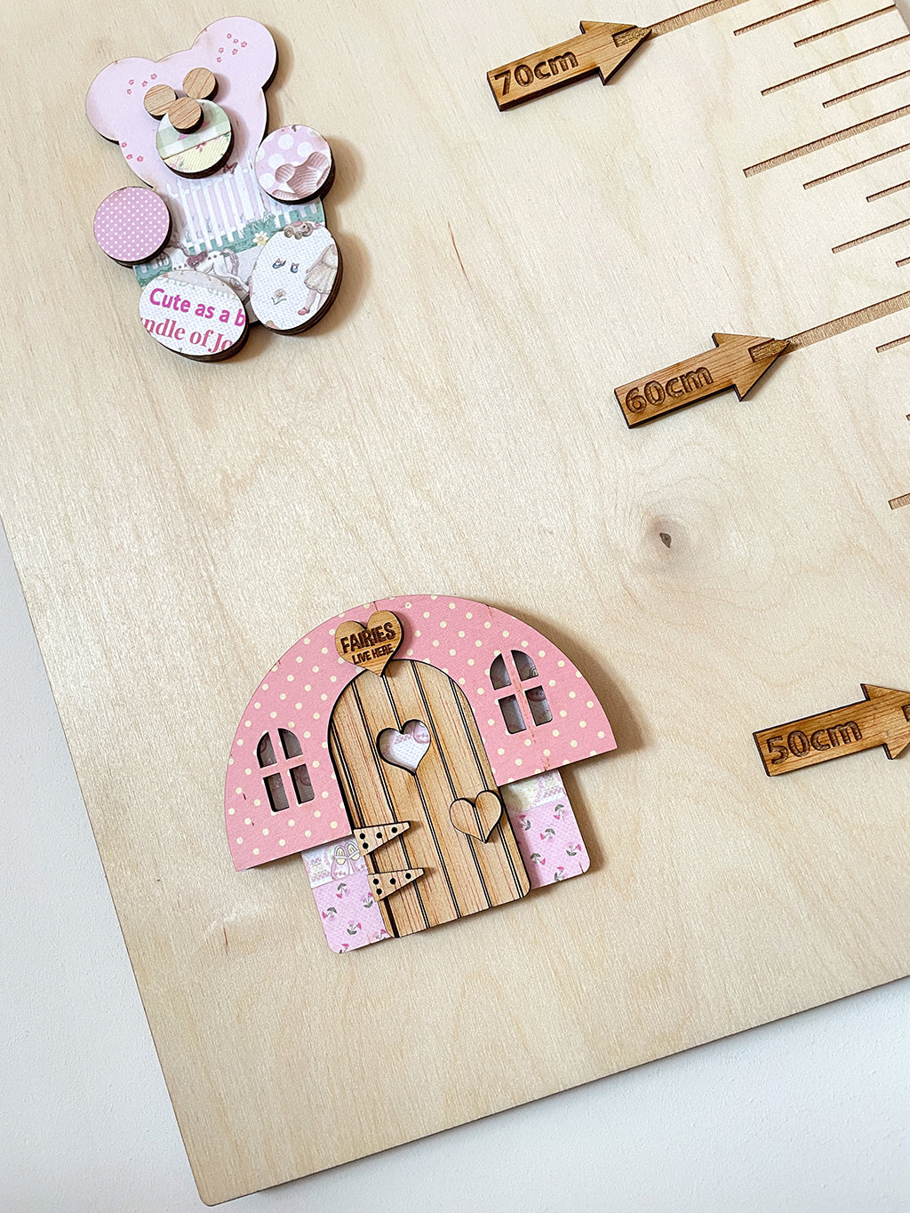Personalised Nursery / Woodland Themed Height Chart