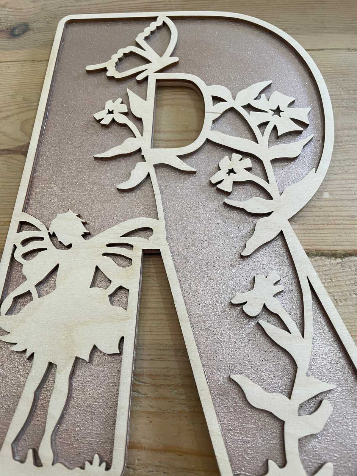 Personalised Fairy Wooden Wall Letters – Nursery & Bedroom Decor