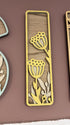 Personalised Wildflower Letters natural & pastel Wooden Wall Letters – Nursery & Bedroom Decor
