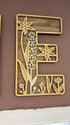Personalised Wildflower Letters natural & pastel Wooden Wall Letters – Nursery & Bedroom Decor