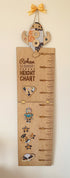 Personalised Space Themed Height Chart