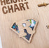 Personalised Space Themed Height Chart