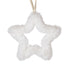 Heaven Sends Fluffy Hanging White Star Small