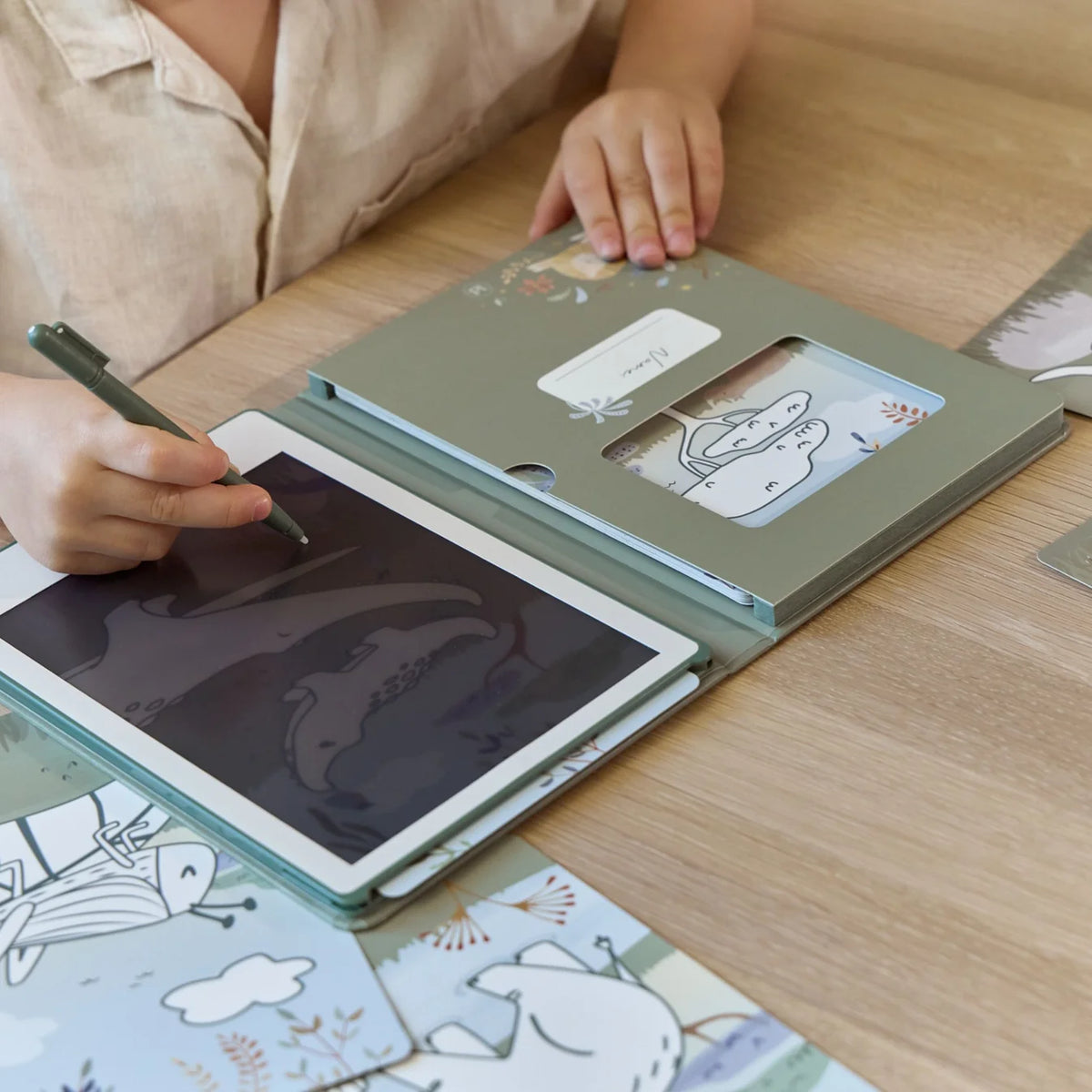 Little Dutch Drawing Tablet – Safari Friends