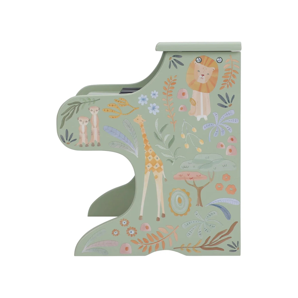 Little Dutch Wooden Piano Green - Safari Friends