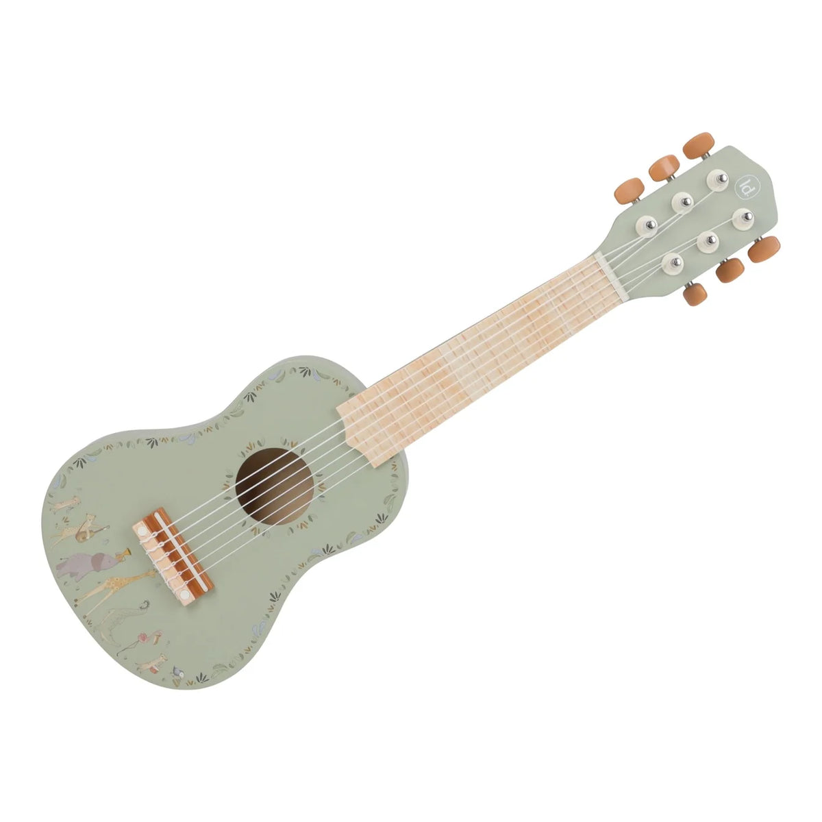 Little Dutch Wooden Guitar – Safari Friends - Green