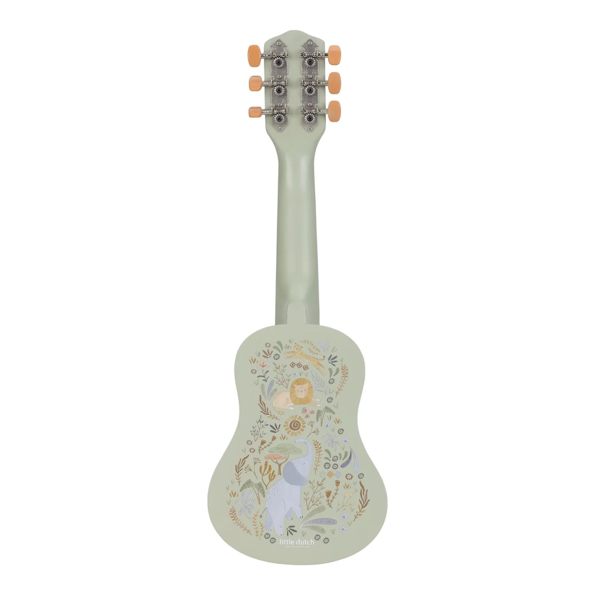 Little Dutch Wooden Guitar – Safari Friends - Green