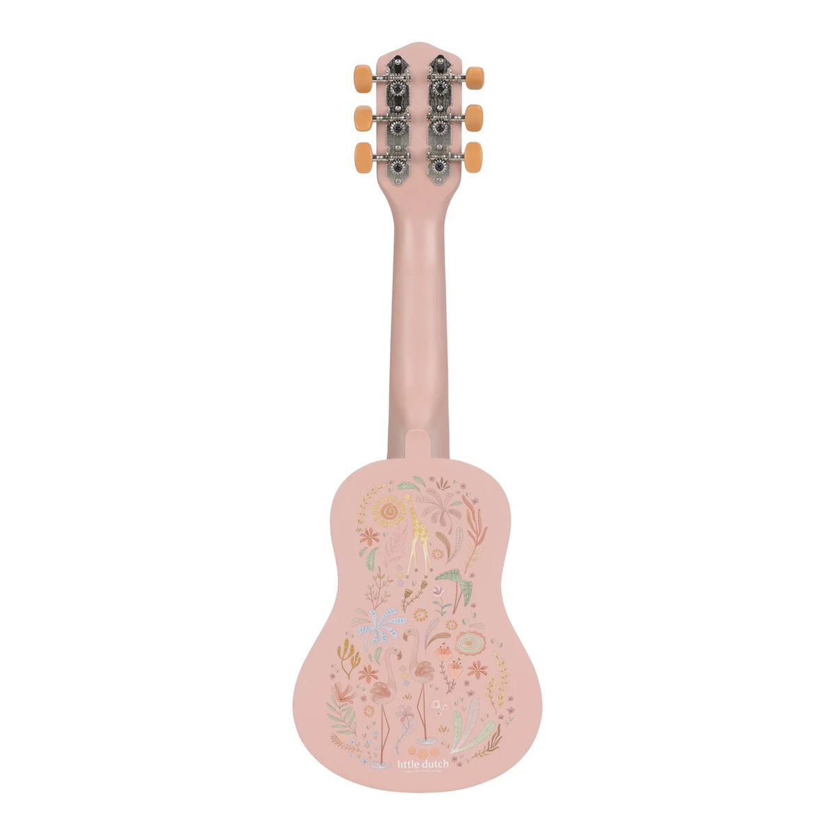 Little Dutch Wooden Guitar – Safari Friends - Pink