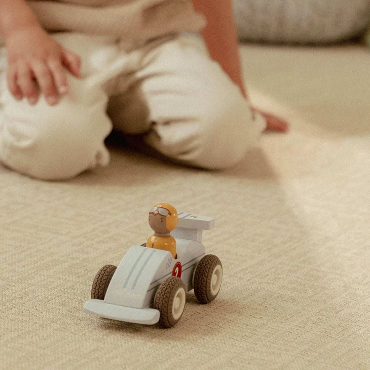 Little Dutch Wooden Pull-Back Racing Cars – Set of 2
