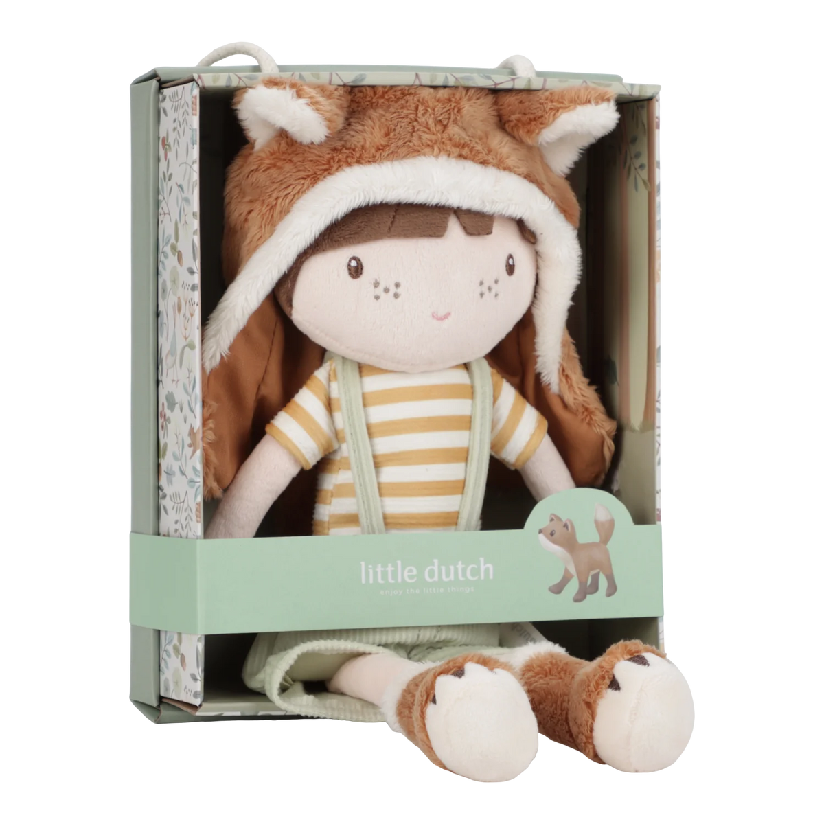 Little Dutch Cuddle Doll Forest Friend Sam – 35cm