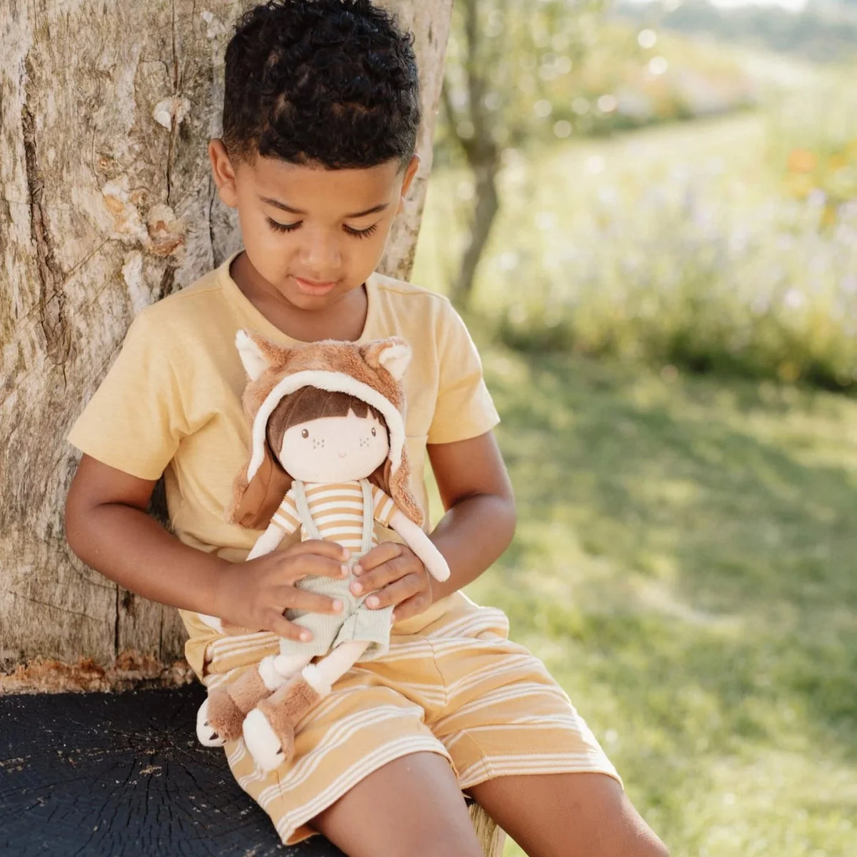 Little Dutch Cuddle Doll Forest Friend Sam – 35cm