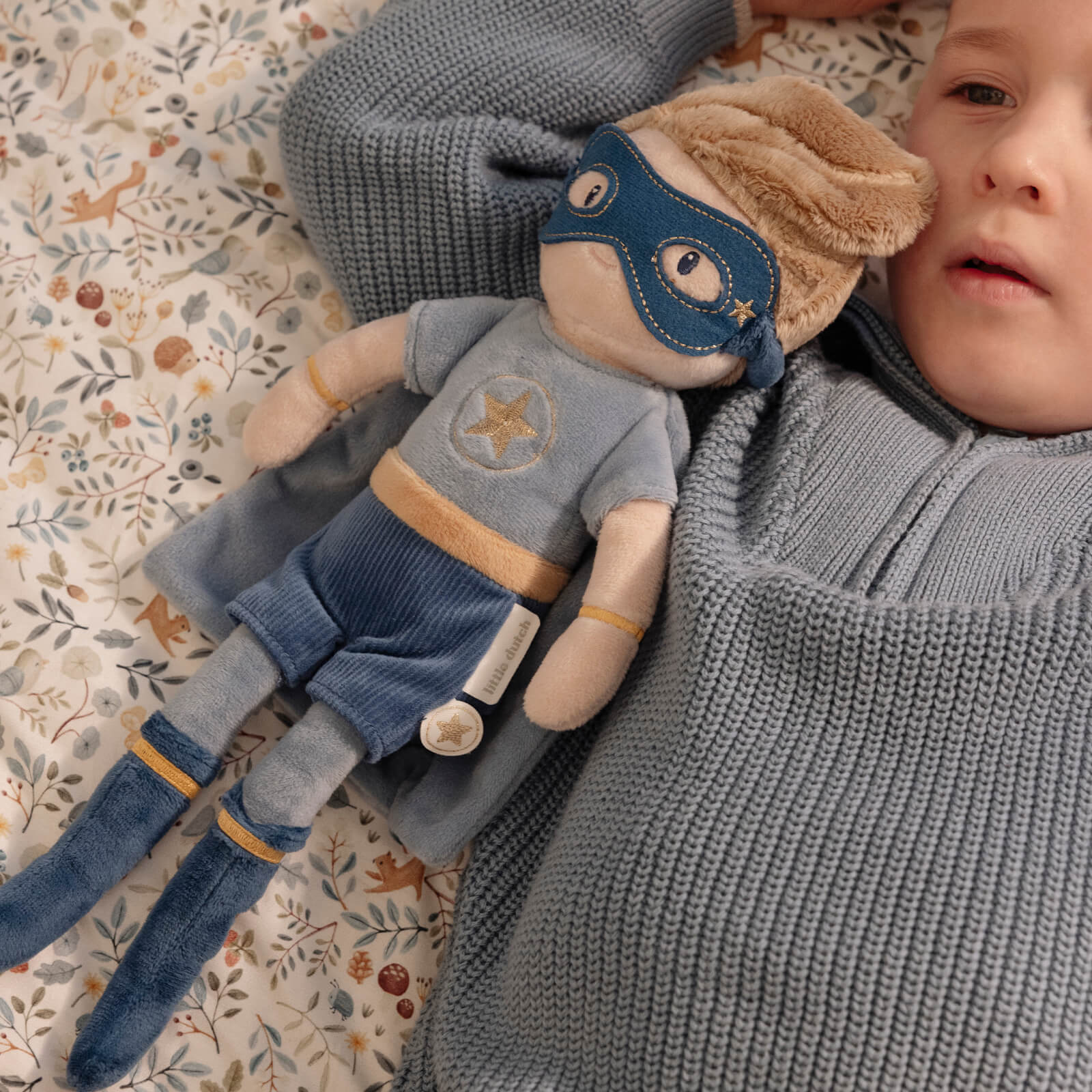 Little Dutch Superhero Doll Jim – 35cm