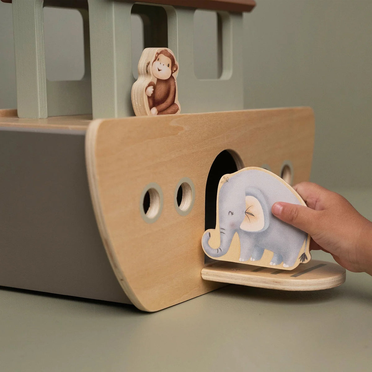 Little Dutch Wooden Noah’s Ark – 25 Piece Set