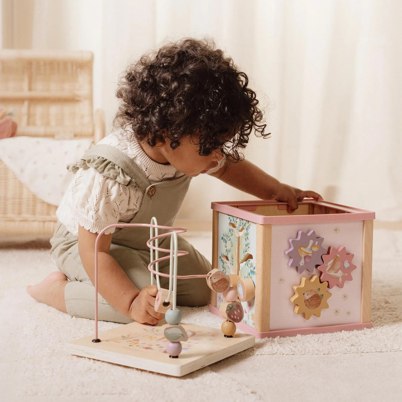 Little Dutch Wooden Activity Cube – Fairy Garden