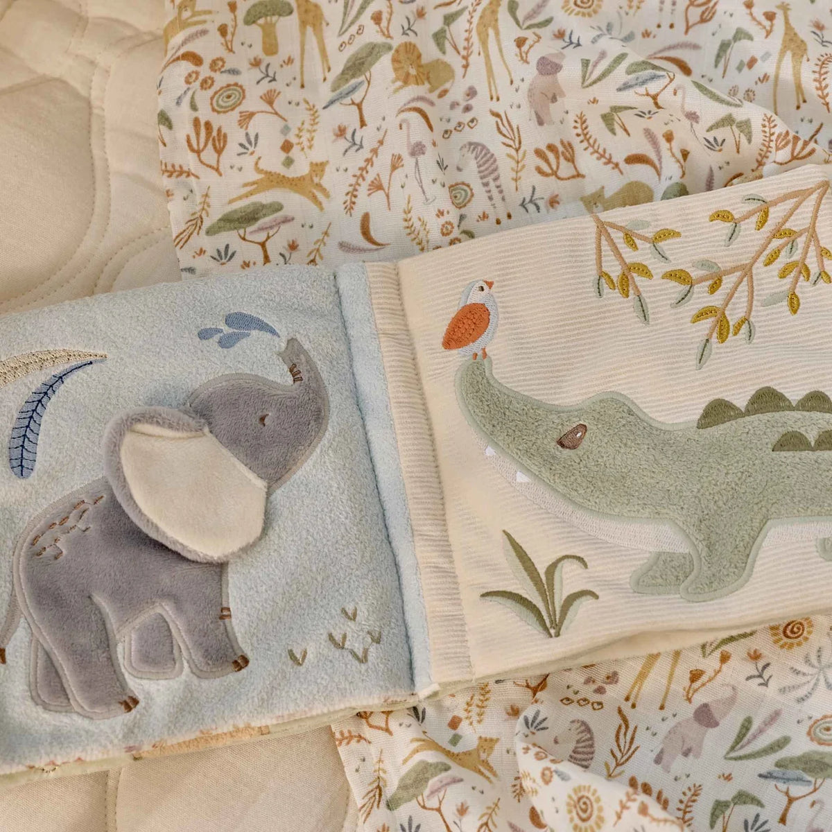 Little Dutch Soft Activity Book – Safari Friends
