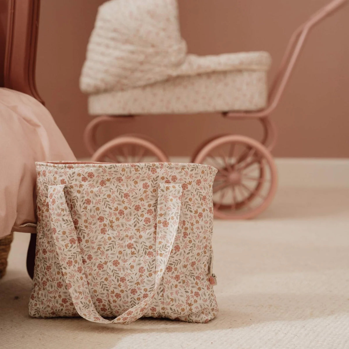 Little Dutch Baby Doll Nursery Bag – Soft Flowers