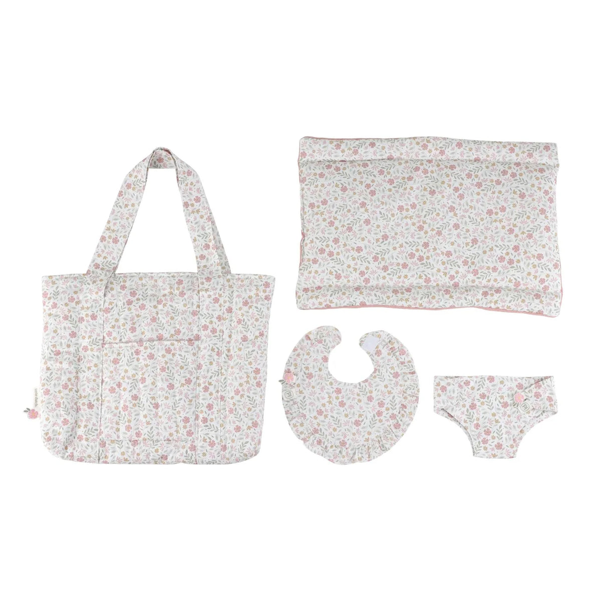 Little Dutch Baby Doll Nursery Bag – Soft Flowers