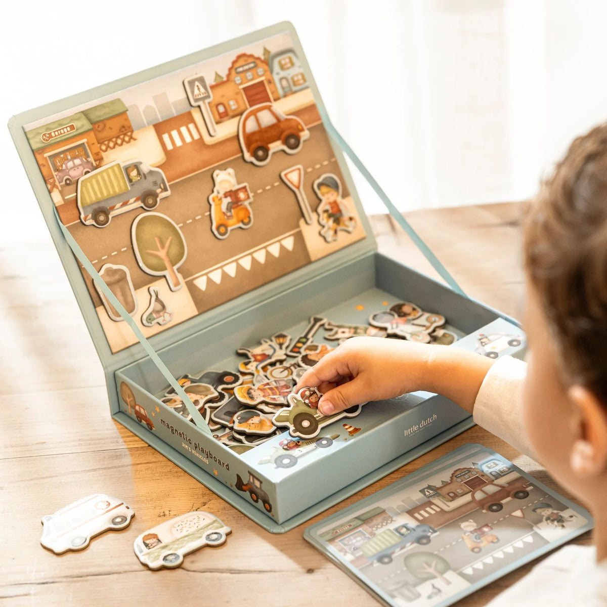 Little Dutch Magnetic Playboard - Jim’s Vehicles