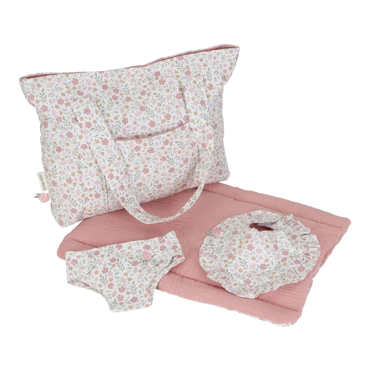 Little Dutch Baby Doll Nursery Bag – Soft Flowers