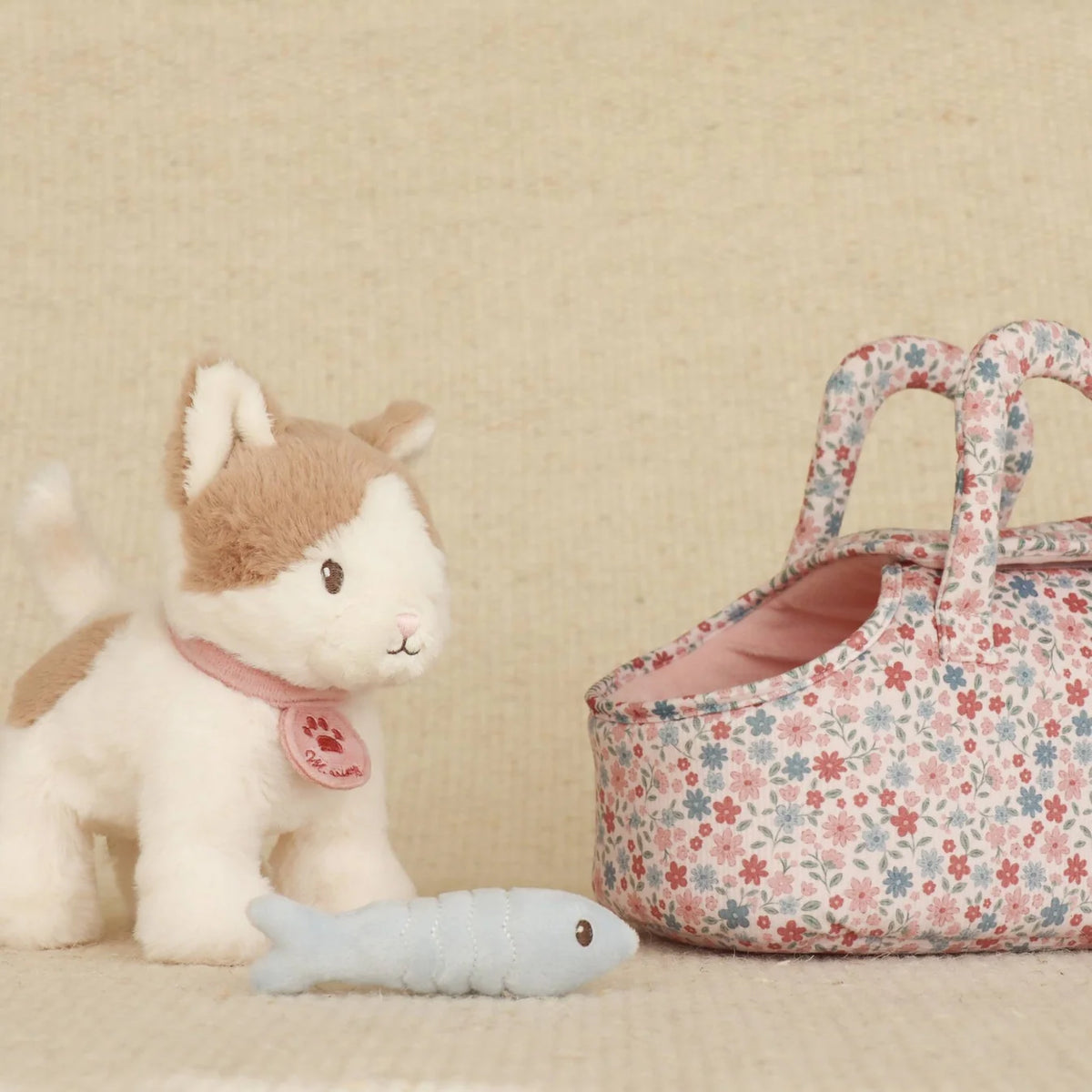 Little Dutch Plush Cat Marley in Carry Bag