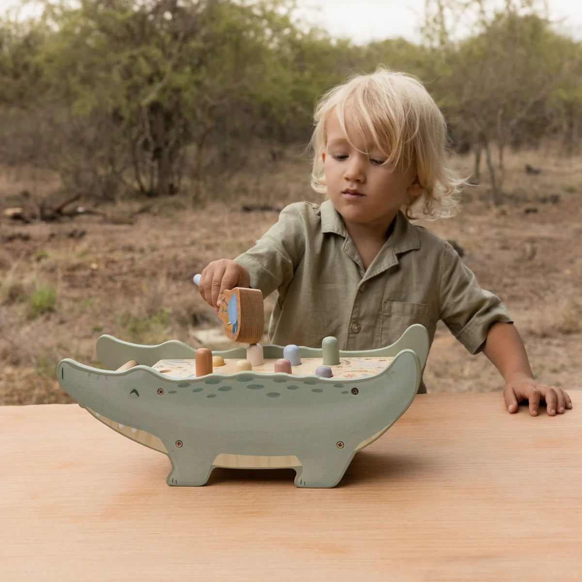 Little Dutch Wooden Hammer Bench – Safari Friends