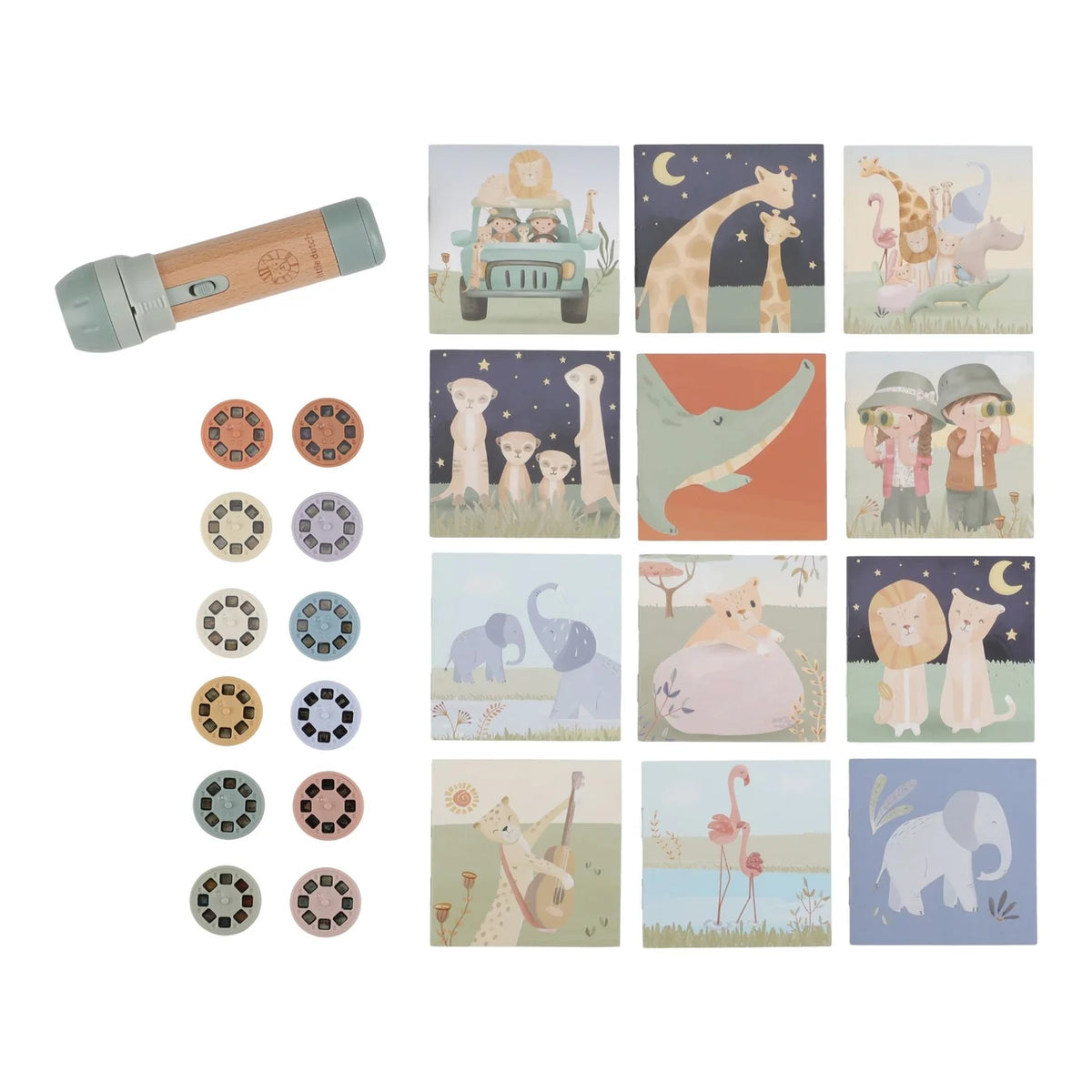 Little Dutch Story Projector – Safari Friends