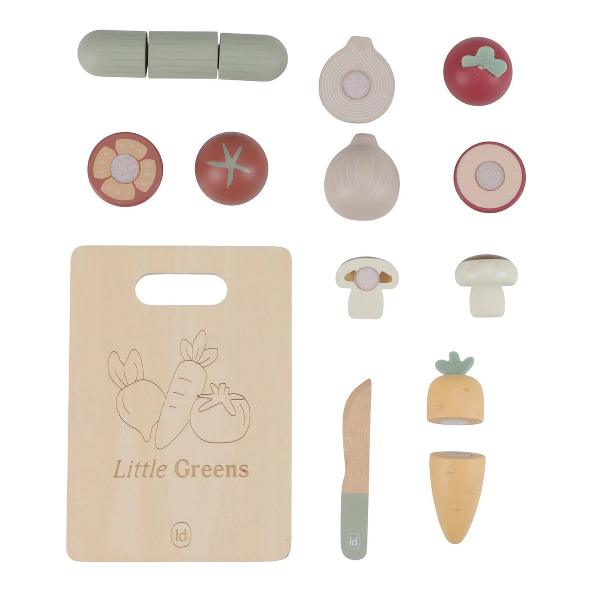 Little Dutch Wooden Slicing Vegetables