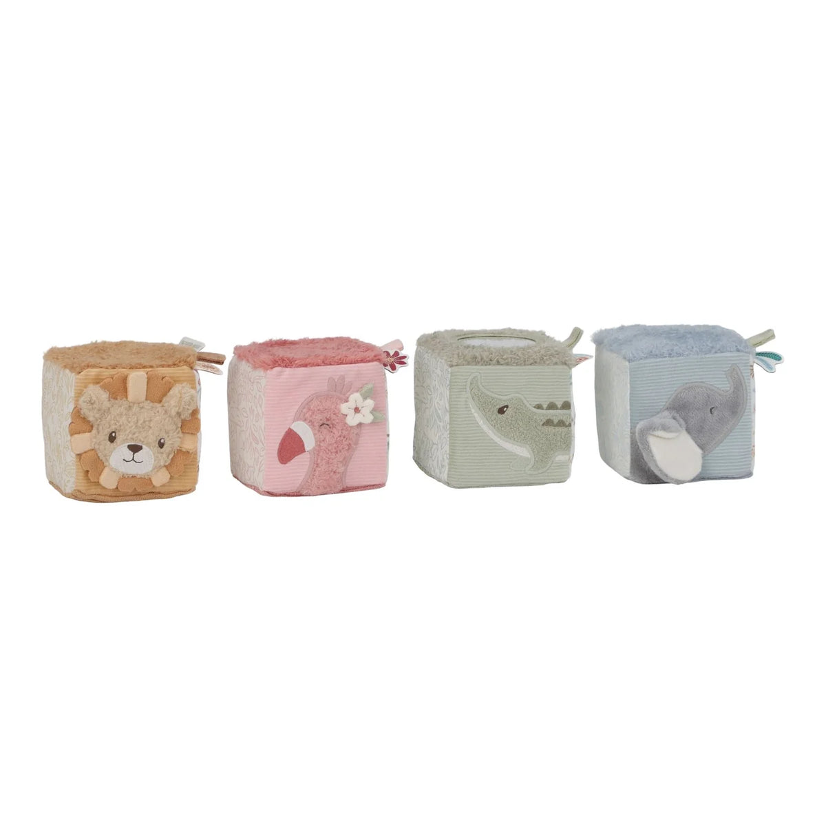 Little Dutch Soft Block Set - Safari Friends