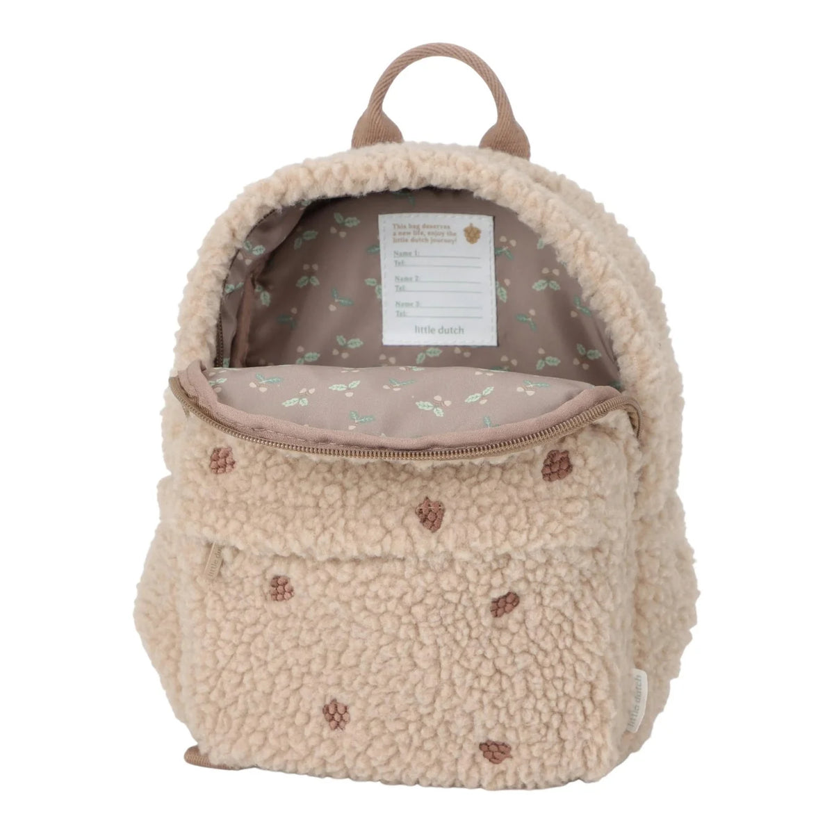 Little Dutch Teddy Kids Backpack – Leaves