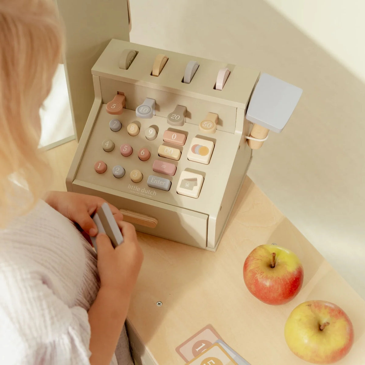 Little Dutch Wooden Cash Register with Scanner