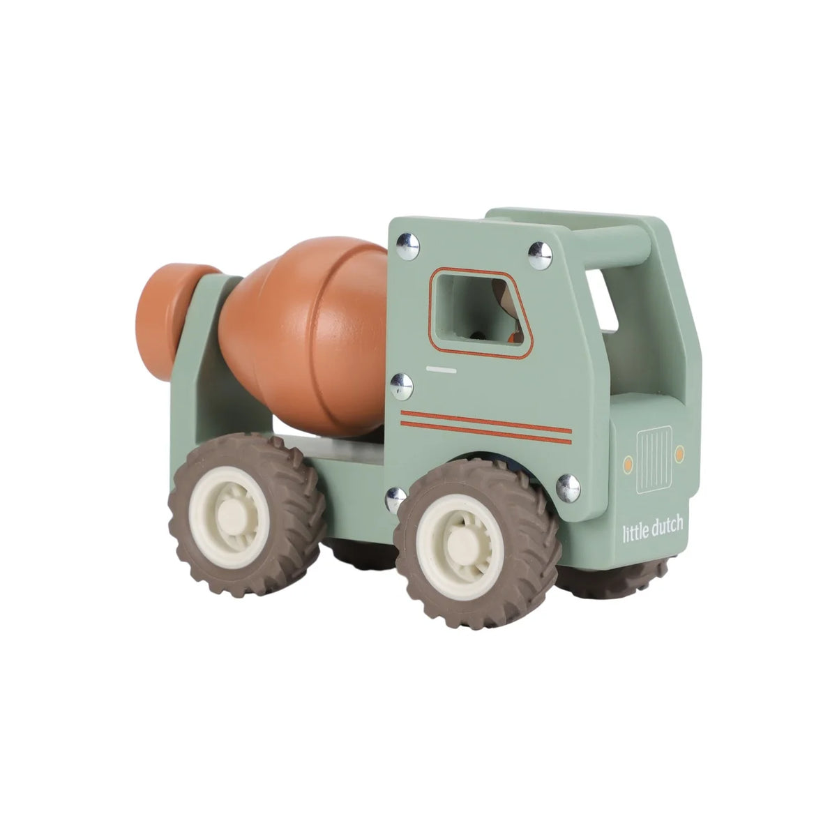 Little Dutch Wooden Cement Truck with Peg Doll