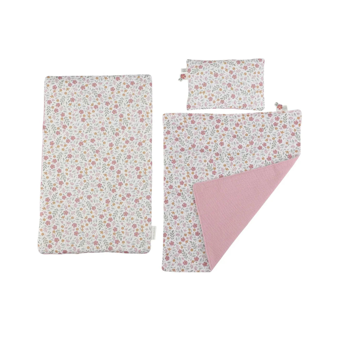Wooden Doll Bed Fsc With Textiles