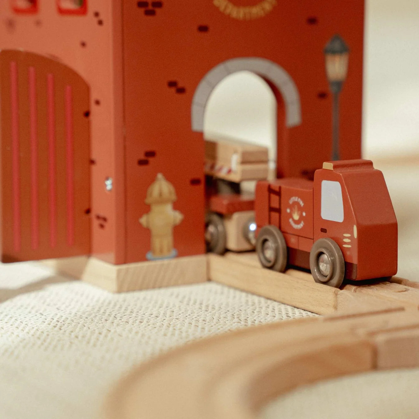 Little Dutch Wooden Fire Station