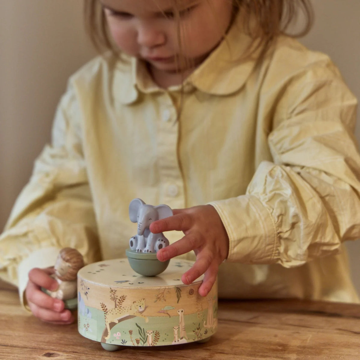 Little Dutch Wooden Music Box – Safari Friends