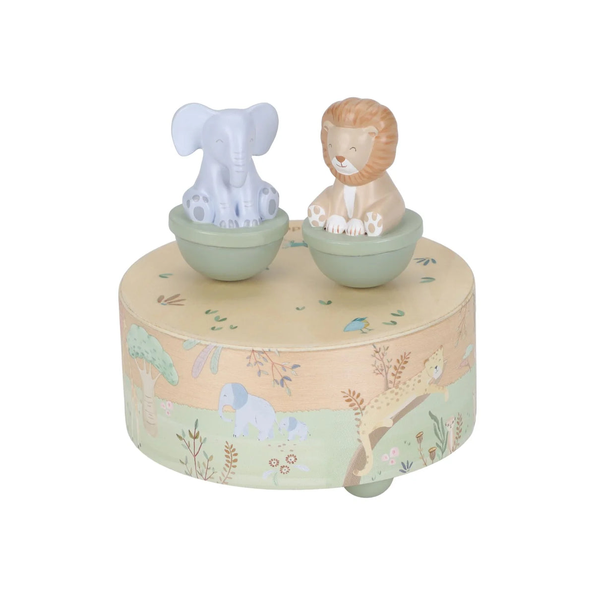 Little Dutch Wooden Music Box – Safari Friends