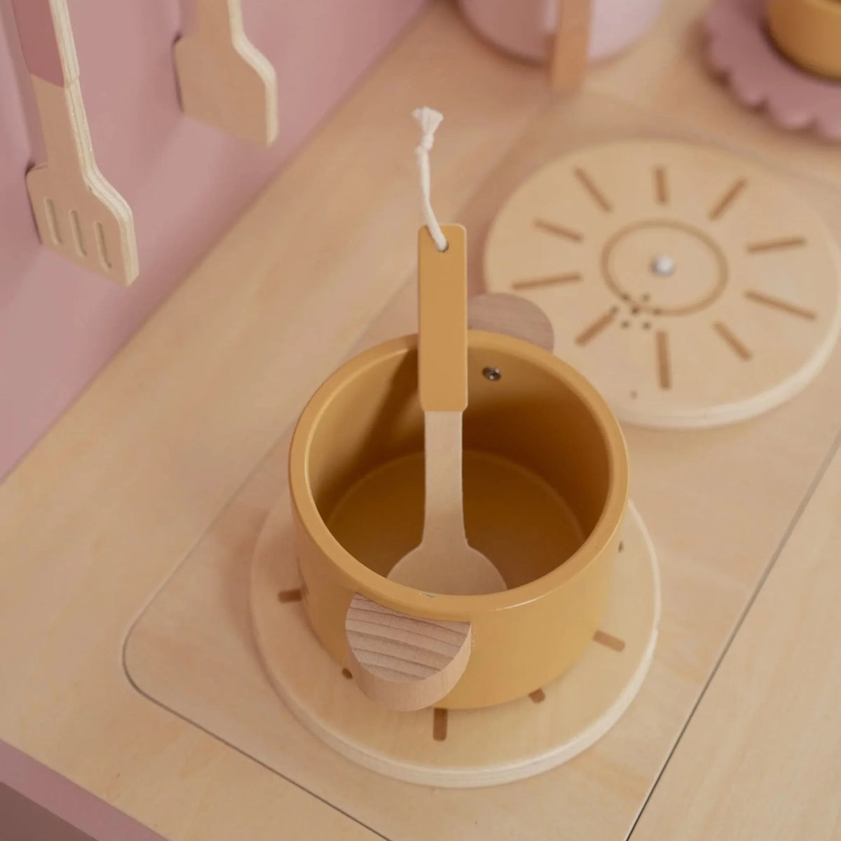 Little Dutch Wooden Play Kitchen - Pink