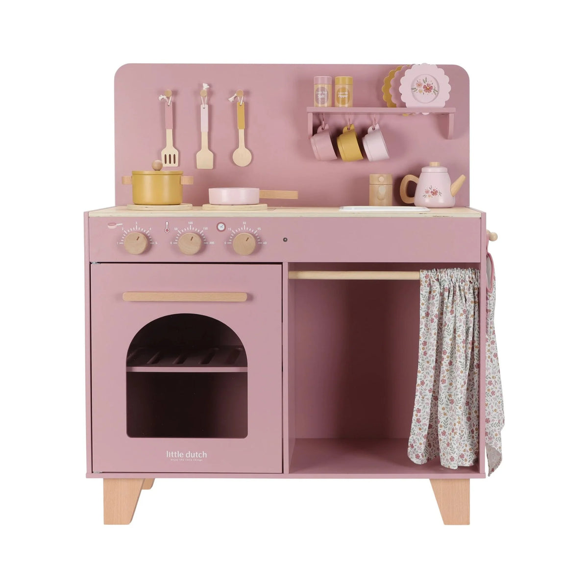 Little Dutch Wooden Play Kitchen - Pink