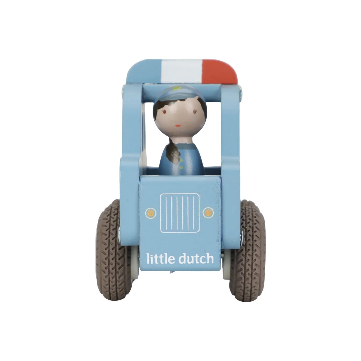 Little Dutch Wooden Police Car with Peg Doll