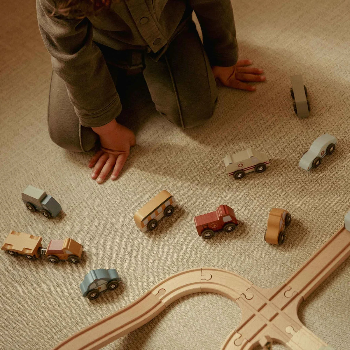 Little Dutch Wooden Vehicle Set