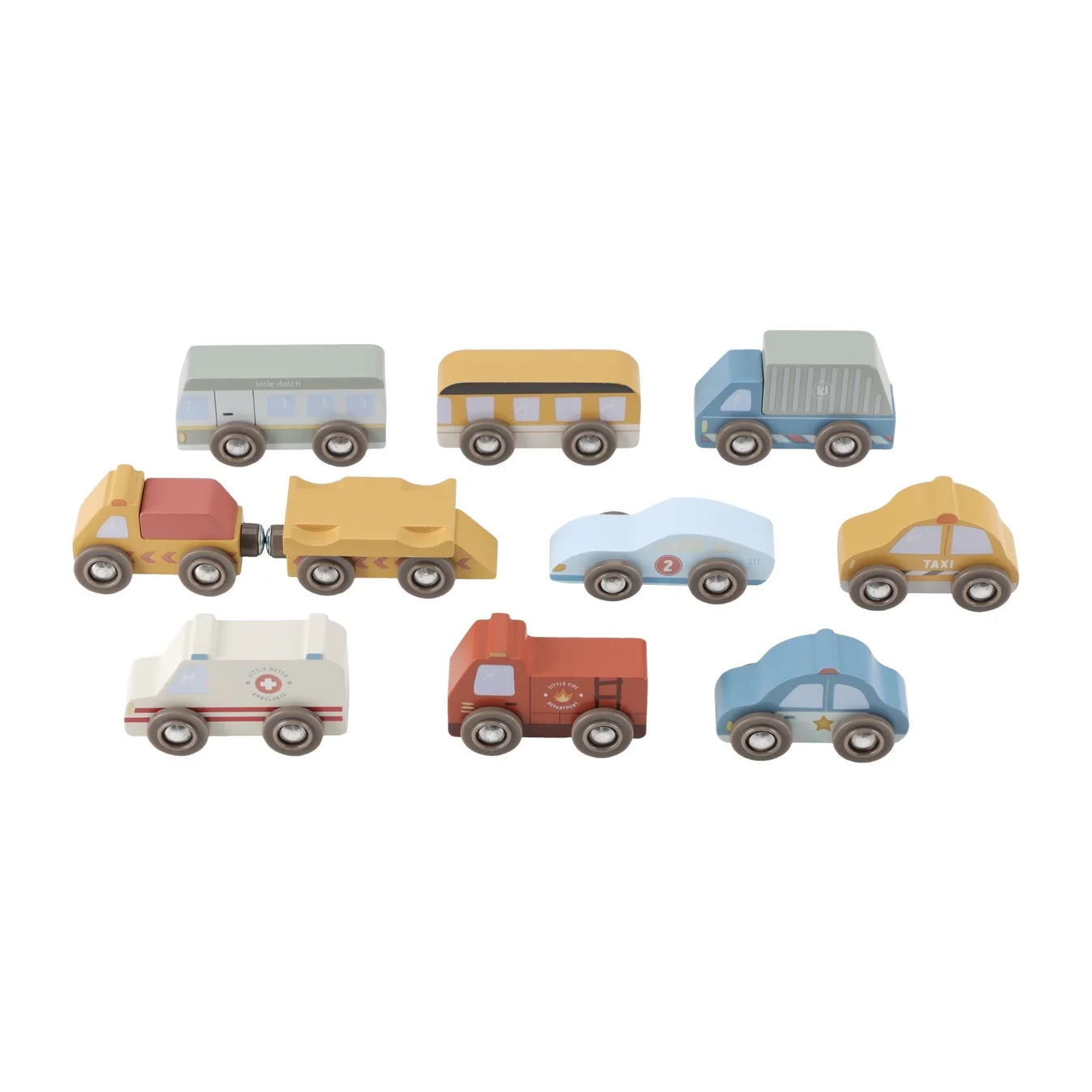 Little Dutch Wooden Vehicle Set