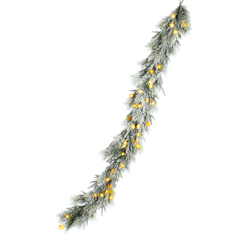 Heaven Sends Snowy Light Up Garland